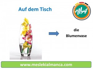 die Blumenvase