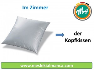 der Kopfkissen