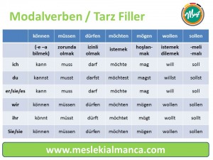 Modalverben - Tarz Fiiller
