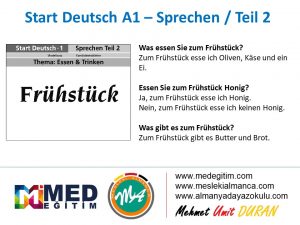 Almanca Konuşma Kartları - Essen&Trinken 47