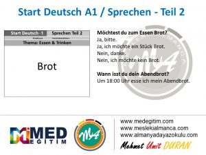 Almanca Konuşma Kartları - Essen&Trinken 8