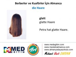 Berberler ve Kuaförler İçin Almanca 3