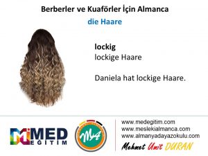 Berberler ve Kuaförler İçin Almanca 7