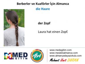 Berberler ve Kuaförler İçin Almanca 8