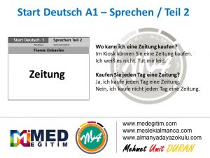Almanca Konuşma Kartları - Einkaufen 10