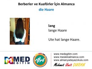 Berberler ve Kuaförler İçin Almanca 9
