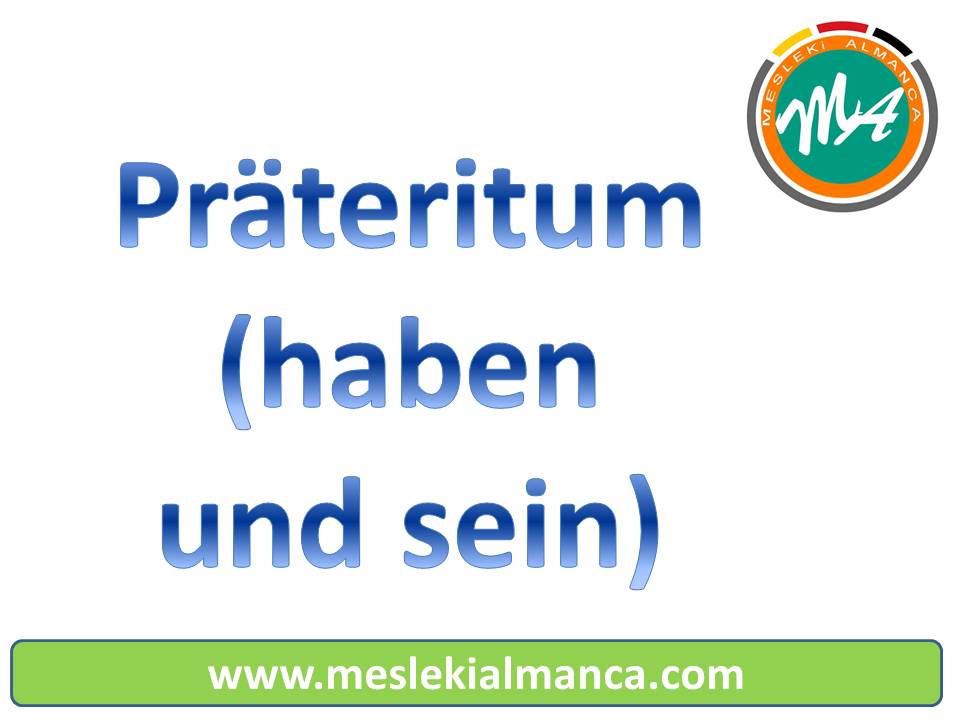 Präteritum Übungen - haben und sein 58