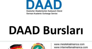 DAAD Yüksek Lisans Bursları 57