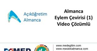 Eylem Çeviri (Türkçe - 1) - Video Çözümlü 58