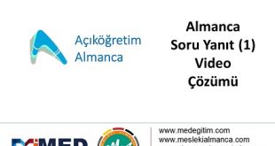 Soru Sormak (1) - Video Çözümü 58