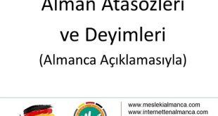 Alman Atasözleri ve Deyimleri (Almanca Açıklamasıyla) 56