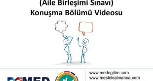 Start Deutsch 1 (Aile Birleşimi) Sınavı Konuşma Bölümü Video Anlatımı 56