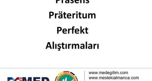 Präsens - Präteritum - Perfekt Alıştırmaları / Übungen 57