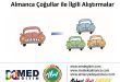 Almanca Çoğullar ile İlgili Alıştırmalar - Pluralformen 3