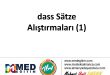 dass Satze - Alıştırma 1 66