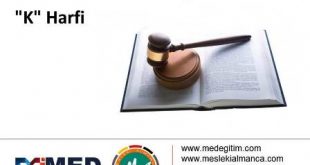 Almanca Hukuk Sözlüğü - "K" Harfi 56