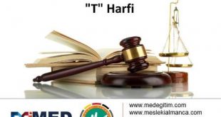 Almanca Hukuk Sözlüğü - "T" Harfi 58