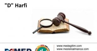 Almanca Hukuk Sözlüğü - "D" Harfi 5