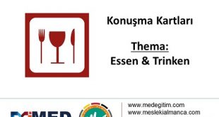 Almanca Konuşma Kartları - Essen&Trinken 17