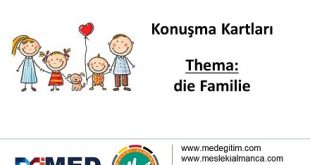 Almanca Konuşma Kartları - Familie 16