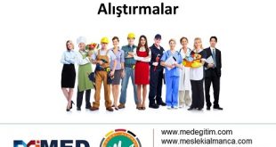 Almanca Meslekler ile ilgili Alıştırmalar (A1) 5