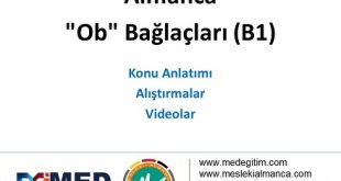 Almanca "Ob" Bağlacı - Ob Satze (B1) 57