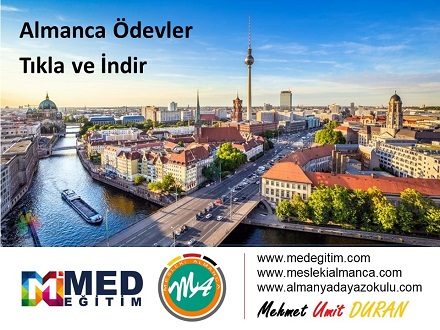 Almanca Ödevler - Ülke Bilgisi 1