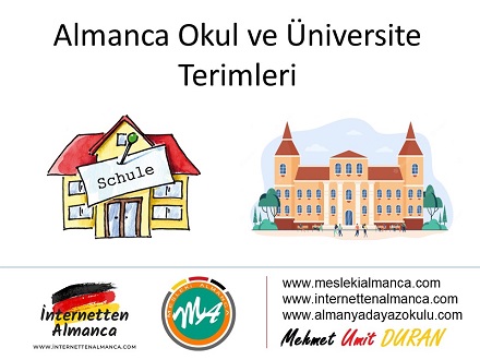 Almanca Okul ve Üniversite Terimleri 1