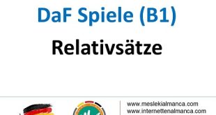 DaF Spiel - Relativsatze (B1) 58