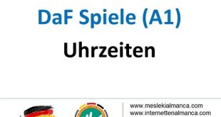 DaF Spiele (A1) - Uhrzeiten / Saatler 56
