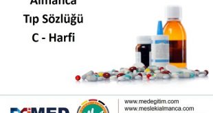 Almanca Tıp Sözlüğü - "C" Harfi 56