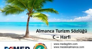 Almanca Turizm Sözlüğü - "C" Harfi 57