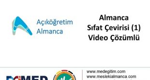Sıfat Çevirisi (Türkçe-1) - Video Çözümlü 57