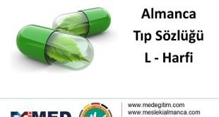 Almanca Tıp Terimleri - "L" Harfi 58