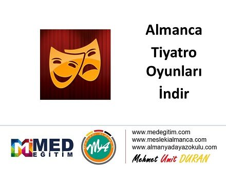 Almanca Tiyatro Oyunları 1