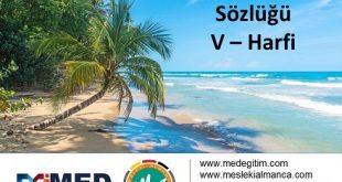 Almanca Turizm Sözlüğü - "V" Harfi 5