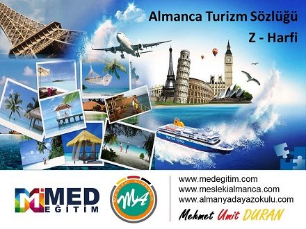 Almanca Turizm Sözlüğü - "Z" Harfi 1