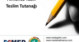 Anadolu Lisesi ve Fen Lisesi İçin Almanca Yazılı Teslim Raporu 58