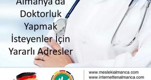 Almanya'da Doktorluk Yapmak İsteyenler İçin Yararlı Adresler 58
