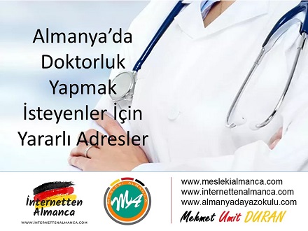 Almanya'da Doktorluk Yapmak İsteyenler İçin Yararlı Adresler 1