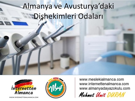 Almanya ve Avusturya'daki Diş Hekimleri Odaları 1