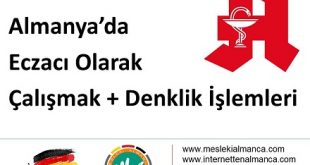 Almanya'da Eczacı Olarak Çalışmak - Video Serisi 56