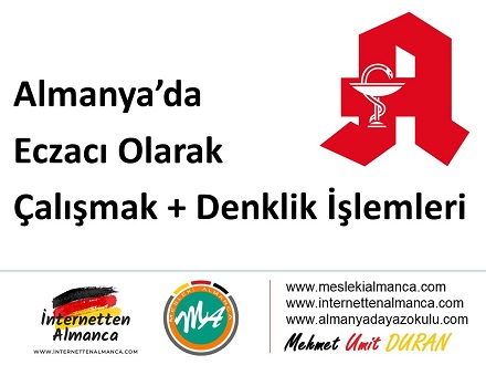 Almanya'da Eczacı Olarak Çalışmak - Video Serisi 1