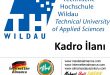Technische Hochschule Wildau - Kadro İlanı 63
