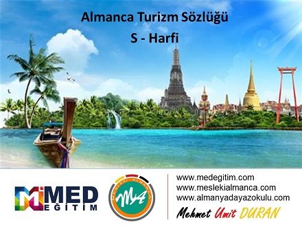 Almanca Turizm Sözlüğü - "S" Harfi 1