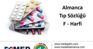 Almanca Tıp Sözlüğü - "F" Harfi 59
