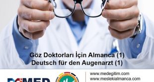Göz Doktorları İçin Almanca 1 - Deutsch für den Augenarzt 1 59
