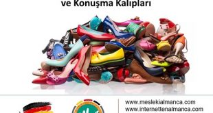 Ayakkabıcılar İçin Almanca Türkçe Terimler ve Konuşma Kalıpları 58