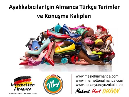Ayakkabıcılar İçin Almanca Türkçe Terimler ve Konuşma Kalıpları 1