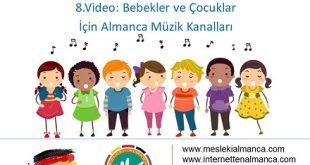 8. Video: Bebekler ve Çocuklar İçin Almanca Müzik Kanalları 56
